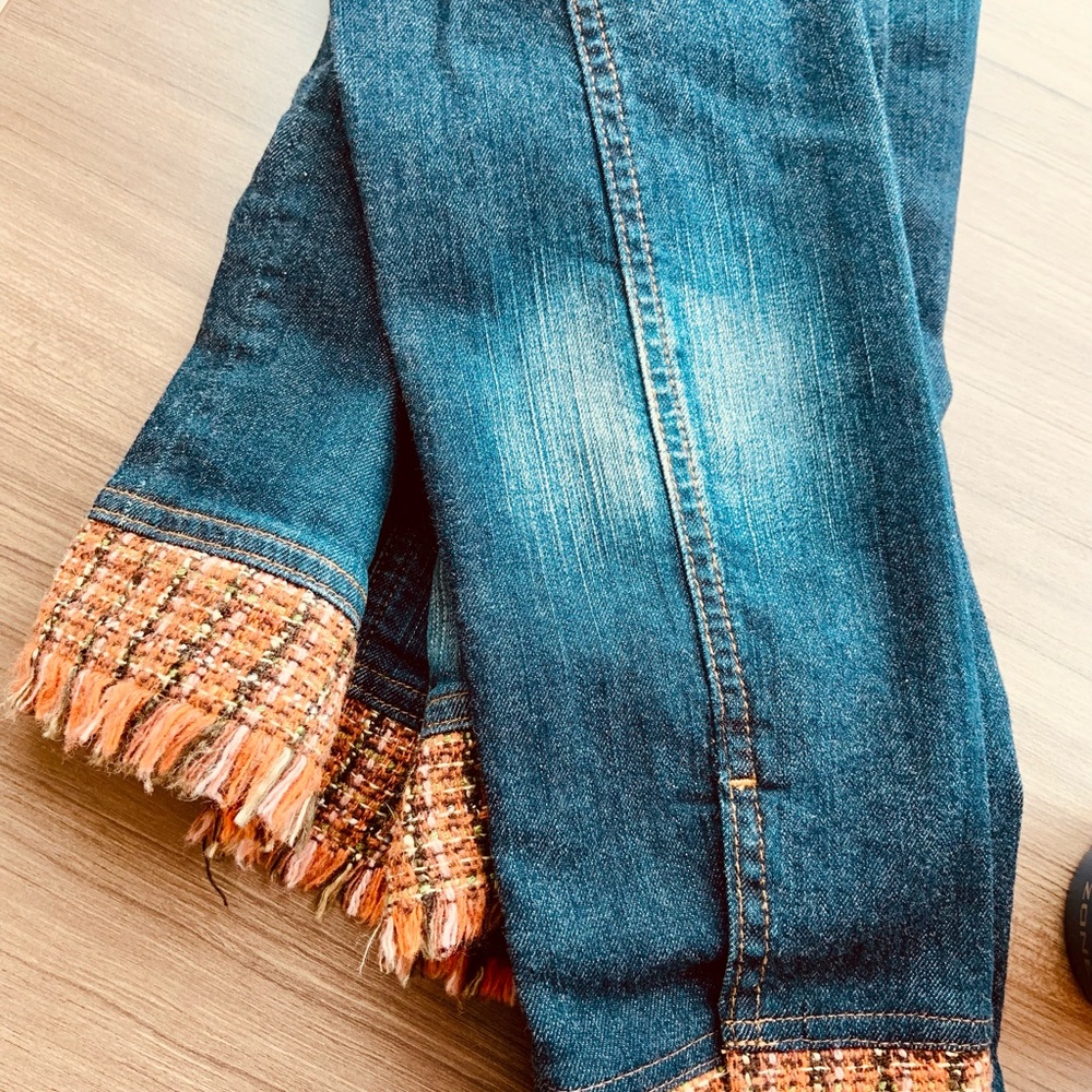Super Cute Olsen Europe Stretch Denim Jacket